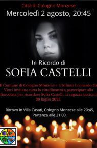 In ricordo di Sofia Castelli