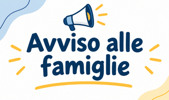 Avviso alle famiglie