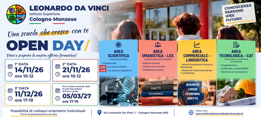 immagine per open day 2026